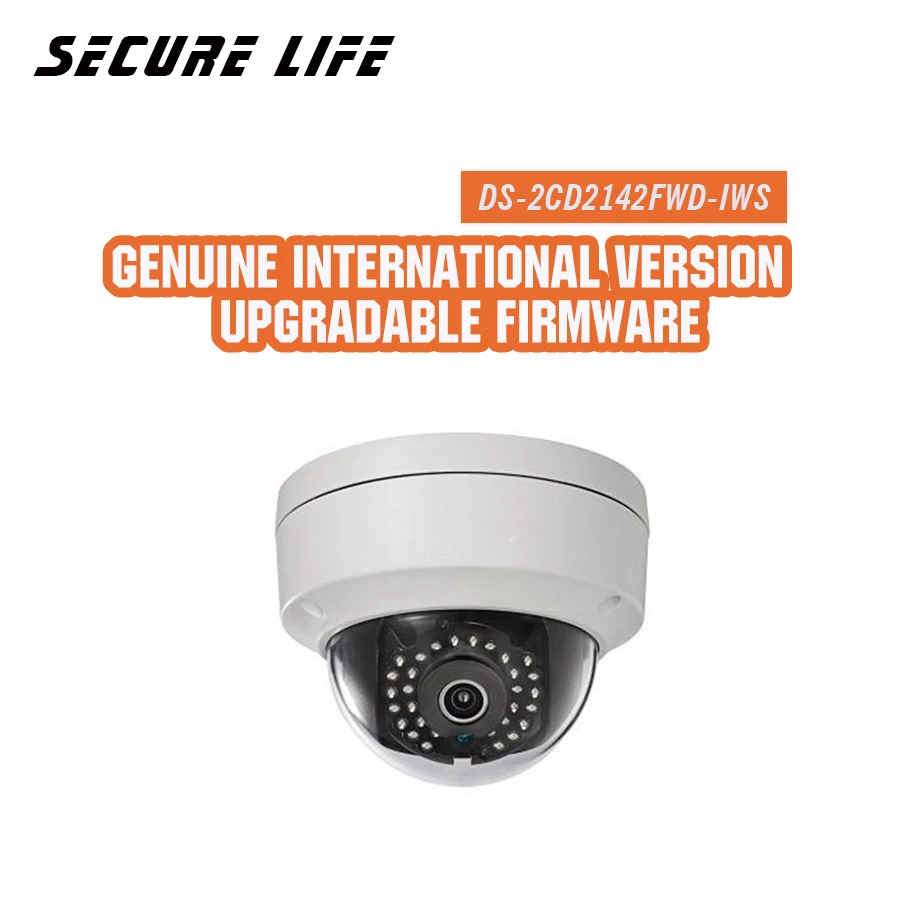 DS-2CD2142FWD-IWS английская версия мини wifi купольная cctv сетевая камера 4MP, P2P ezviz 1080p IP камера POE 120dB WDR