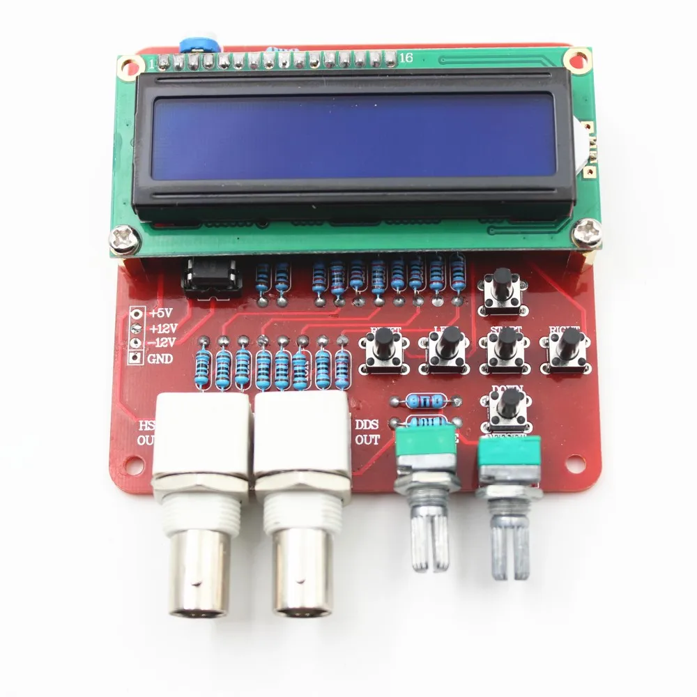 DIY наборы AVR DDS V2.0 функция генератор сигналов Модуль синус/треугольник/квадратная волна синус, квадратный, пила, rev треугольник, ЭКГ шум