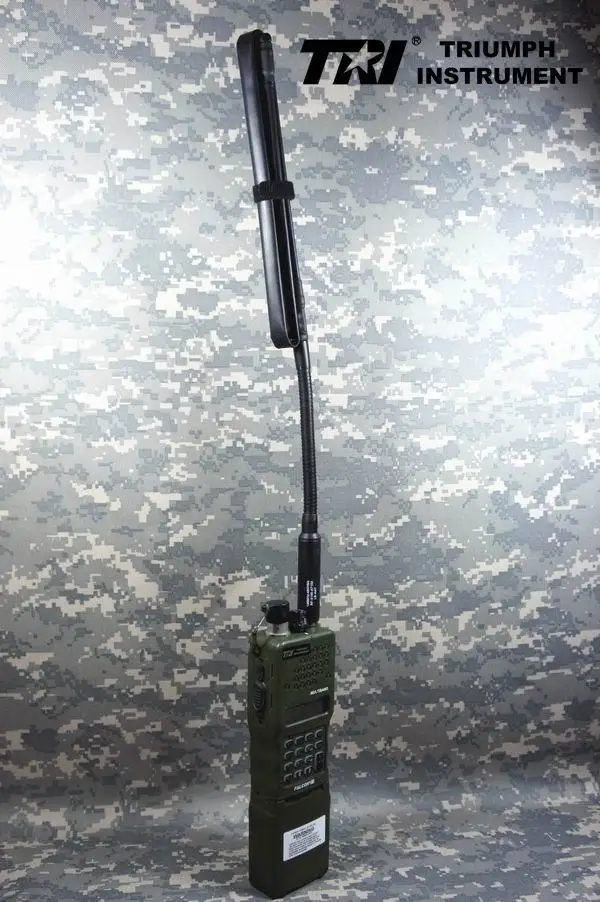 Три VHF UHF двойные плоскостопие-усиление Складная антенна для PRC-152/PRC-148