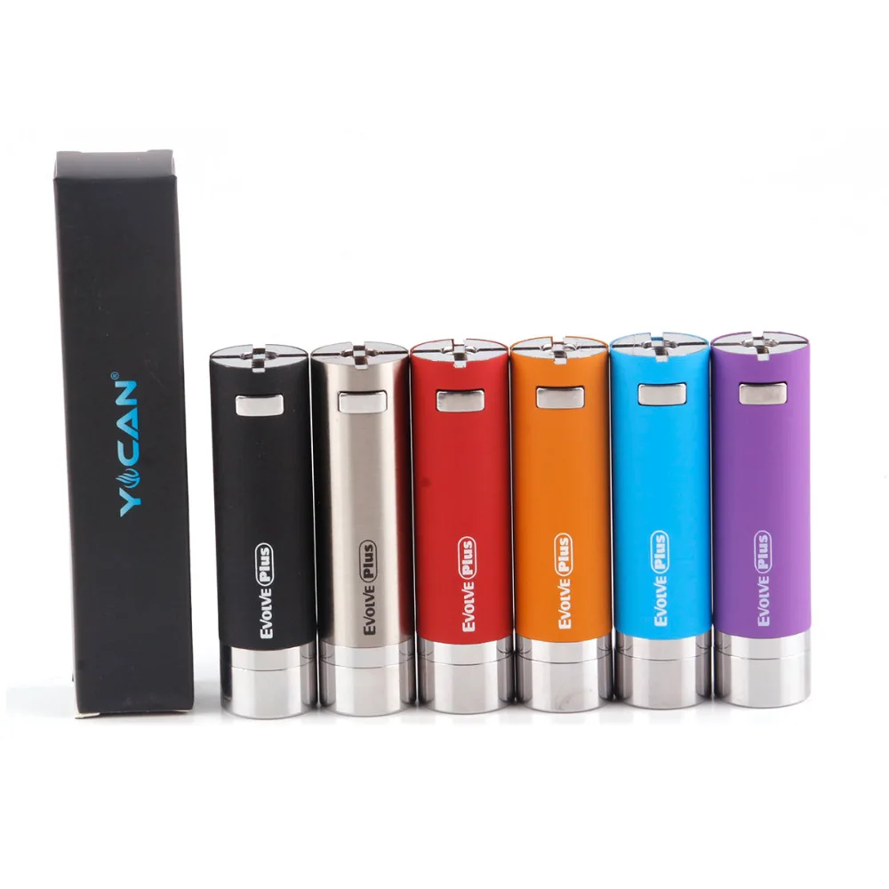 

Original Yocan Evolve plus mod built-in 1100mAh battery Wax Vaporizer electronic cigarette battery for evolve plus kit