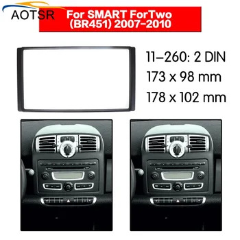 

Radio Facia For 2007-2010 BENZ SMART 2DIN dvd player Fascia Car Stereo Radio Installtion Dash