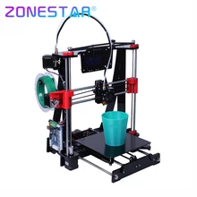 Envío de la alta precisión de nivel fácil acrílico reprap prusa i3 Bowden Extrusora impresora 3D kit DIY LCD SDcard Regalo Filamento herramienta