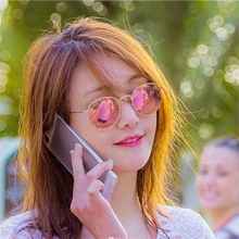 12 Colores Ventas Estrella de La Moda gafas de Sol Gafas De Sol Mujeres Hombres Aviator espejo Lente de la Protección UV400 Gafas de Sol Gafas