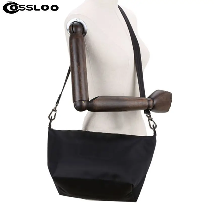 

2018 Women genuine leather bag foldable waterproof nylon bag beath bolsas messenger shoulder bags handbags women famous brands