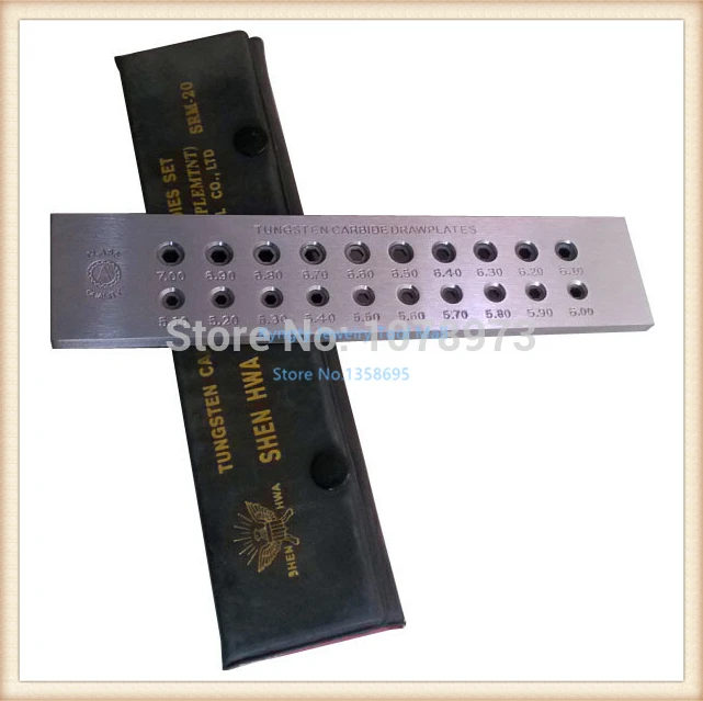 

Free Shipping Hole Size 9.10-11.00mm Tungsten Carbide Wire Drawplate for Gold and Silver Hexagon Shape Draw Plate