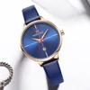 NAVIFORCE Women Watch Fashion Quartz Lady Blue PU Watchband Date Casual 3ATM Waterproof Wristwatch Gift for Girl Wife Woman 2022 ► Photo 3/6