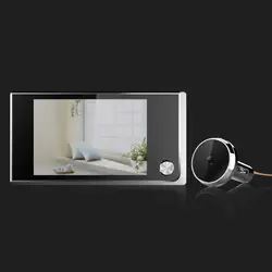 Дома беспроводной видеодомофон 3,5 дюймов Цвет ЖК дисплей экран с охранной двери электронный кошачий глаз Телефон для дома новое