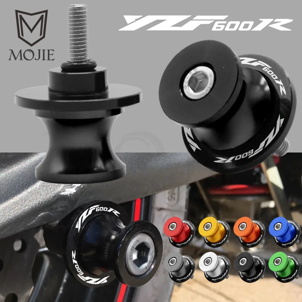 

6mm CNC Aluminum Motorcycle Swingarm Spools Slider Sliders Swingarm Cover For Yamaha YZF600R YZF 600 R YZF 600R YZF600 R 2005