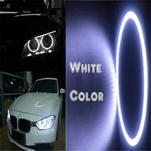 

ANTINIYA 4PCS For BMW E36 E38 E39 E46 CCFL COB LED White Angel Eyes Halo Rings Kit Light Strip Head Non Auto Projector Lights