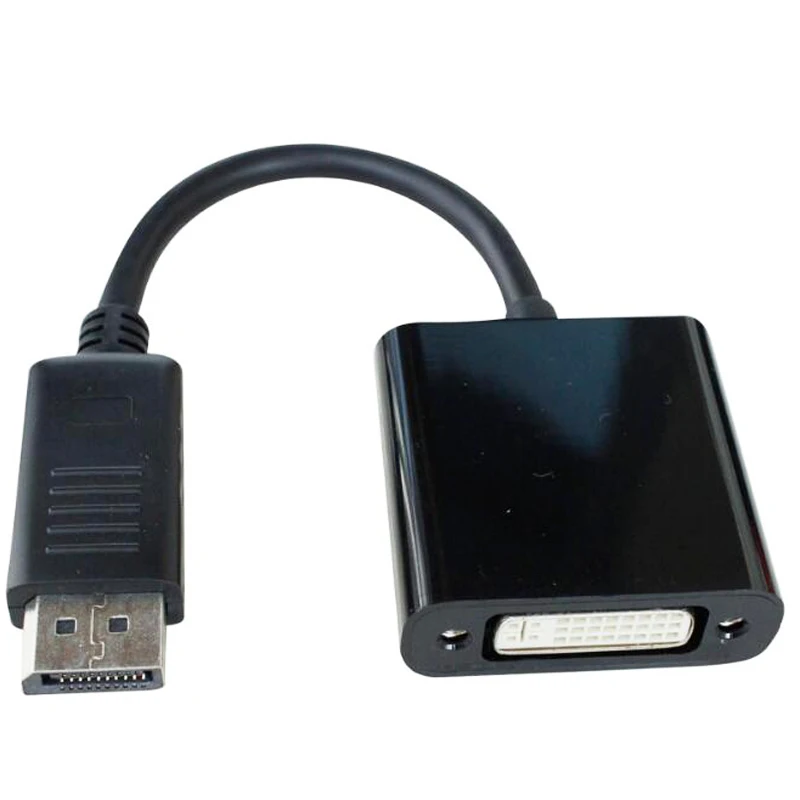 

2017 NEW FREE SHIPPING DISPLAYPORT DVI 1 PCS BLACK DisplayPort DP to DVI Active Video Cable Support ATI Eyefinity