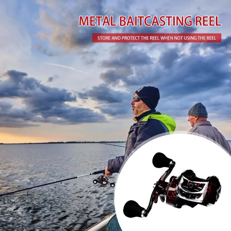 Металлический катушечный подшипник baitcasing 18+ 1 BBs 7,1: 1 подъемное колесо для правой рыбы
