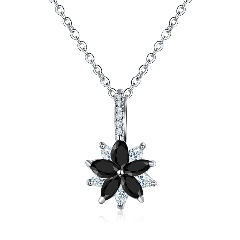 CARSINEL бренд цветной, с кубическим цирконом кулон ожерелье для женщин Серебряный цвет романтическое свадебное ожерелье NE0352 - Окраска металла: 6