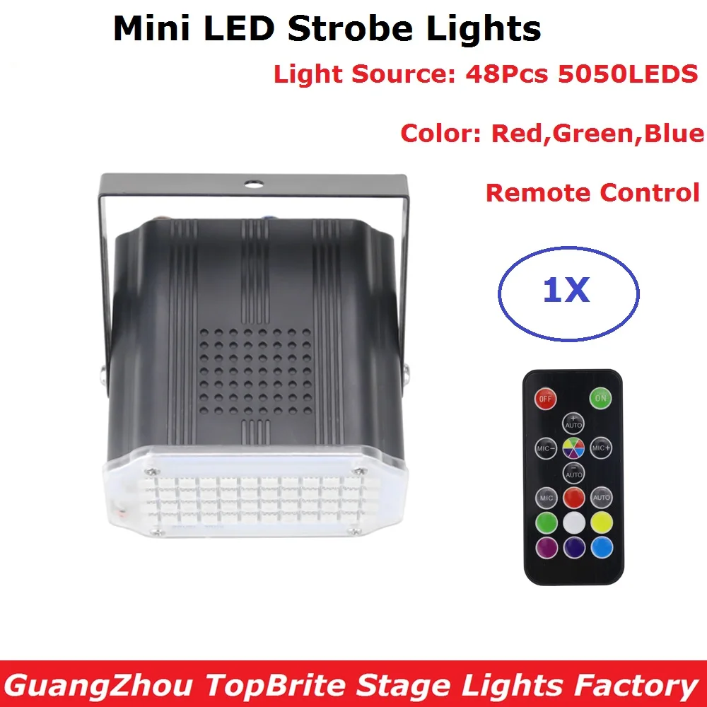 High Brightness 12W LED Strobe Lights RGB Color Disco Dj Show