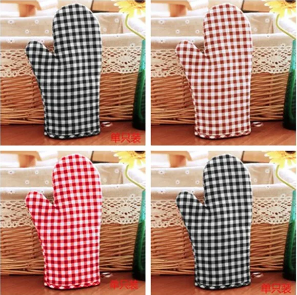 

1308 cotton thickening microwave oven mitts heat insulation high temperature oven gloves, anti ironing gloves 0.05