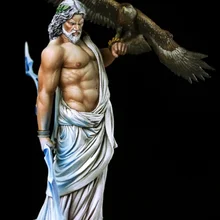 [Лун способ миниатюры] Александрос модели Зевс и periphas 75 мм Белый Металл Миниатюрный