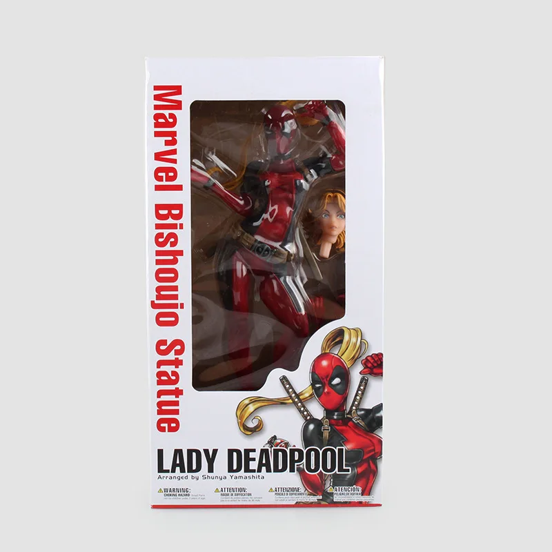 Crazy Toys Marvel Lady Deadpool Bishoujo PVC Statue Action Figure Model Toy 24CM