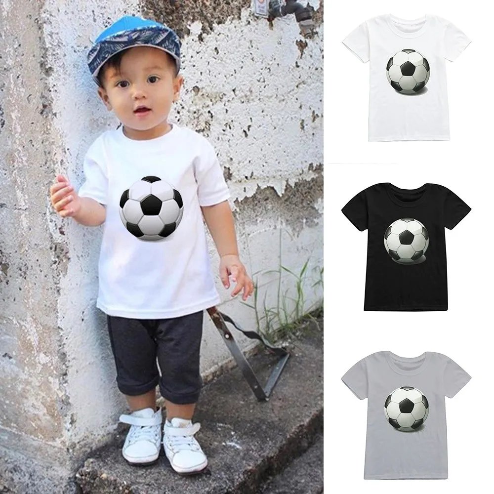 CHAMSGEND/Детская Повседневная футболка с принтом для малышей для девочек и мальчиков топы, рубашки may2 P30 dorp