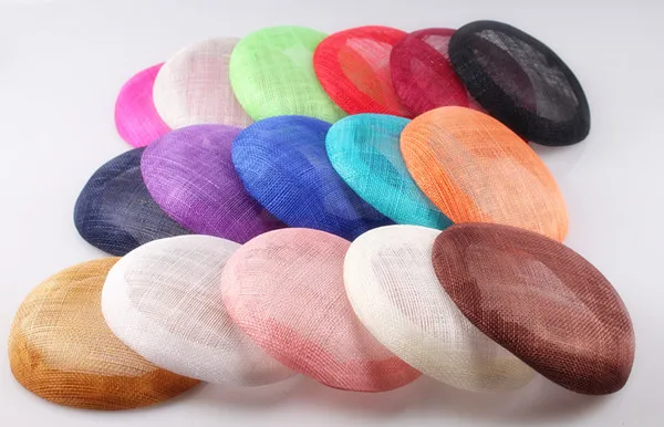 

16 colours 15cm High quality sinamay base pillbox with grossgrain sweatband for fascinator hat kentucky derby races party church