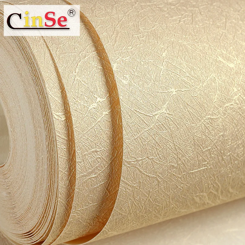 CinSe Modern Vinyl PVC Silk Textured 3D Wallpaper Roll for Walls Living Room Bedroom Wall Paper