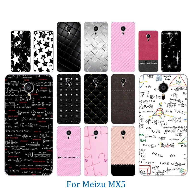 Чехол для телефона 5 дюймов Meizu MX5 M575M M575U Coque Прозрачный Ультра-мягкий силиконовый