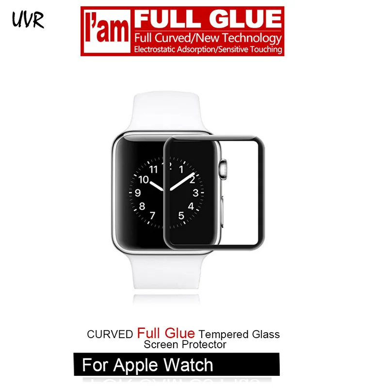 3D полное клеевое закаленное стекло для Apple Watch 4 iWatch 40 мм 44 38 42 серия 3/2 покрытие