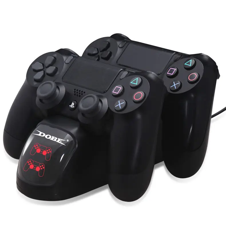 

Play Station 4 Slim Controller Dual USB Charging Dock Station Desktop Charger for Sony PS4 Slim/PS4 Pro Controller Gamepads