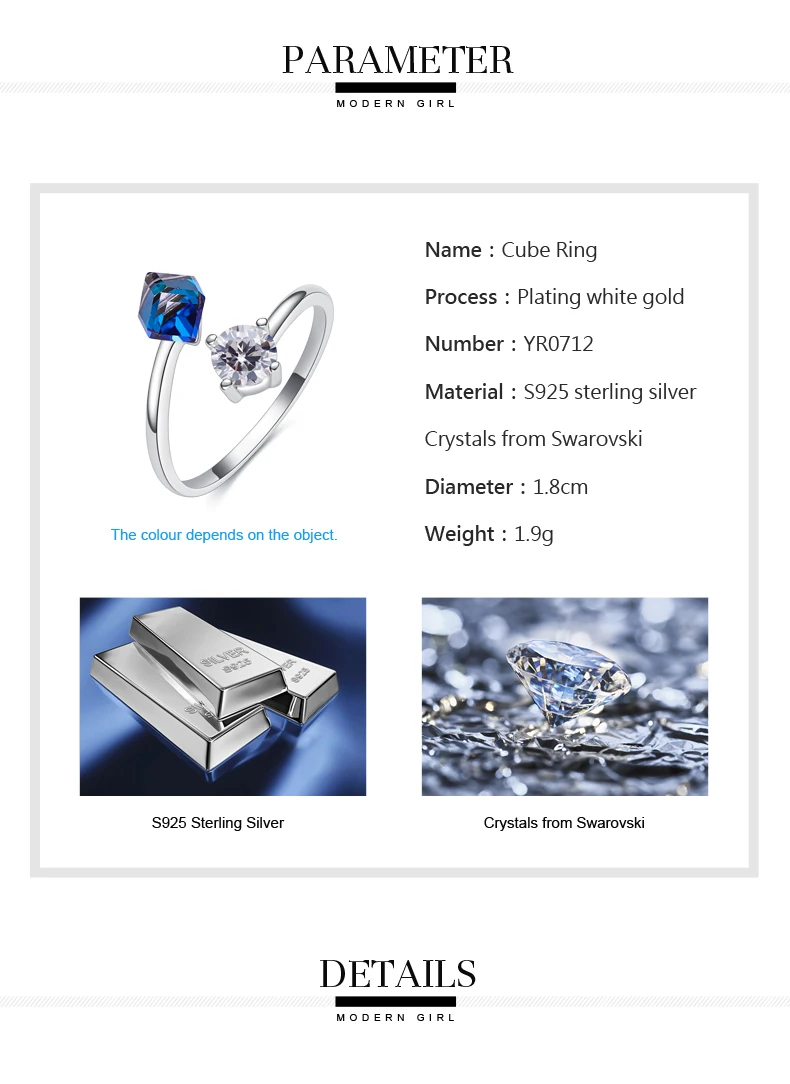 Swarovski Cube Crystals Rings (4)