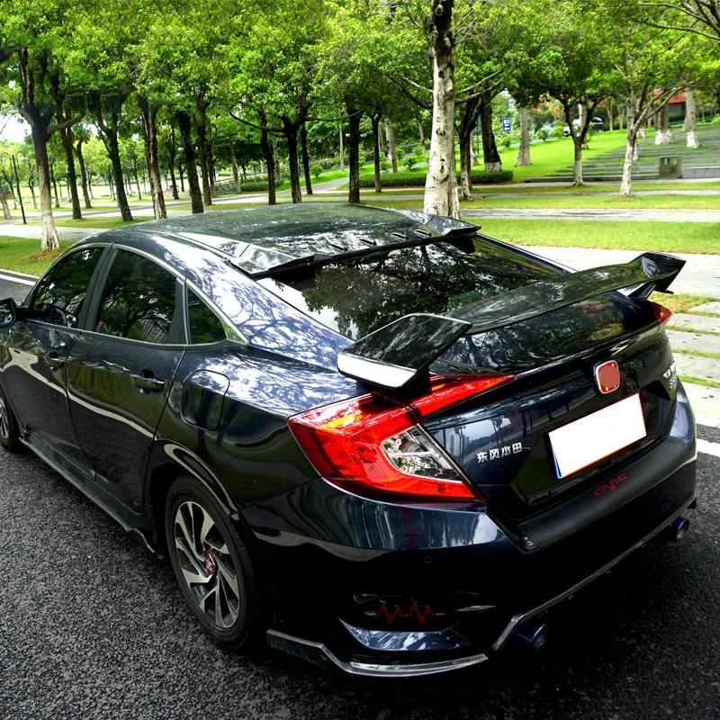 Автомобильный Стайлинг Подходит для Honda 10th Gen Civic sedan- type-R СТИЛЬ Задний спойлер крышка багажника губы крыло