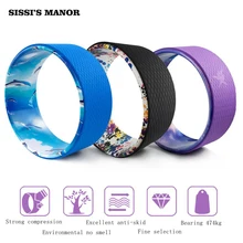 SISSI’S MANOR Yoga Circle Wheel ABS Pilates Magic Circle Ring Gym Workout Back Training Tool Home Slimming Fitness Equipment