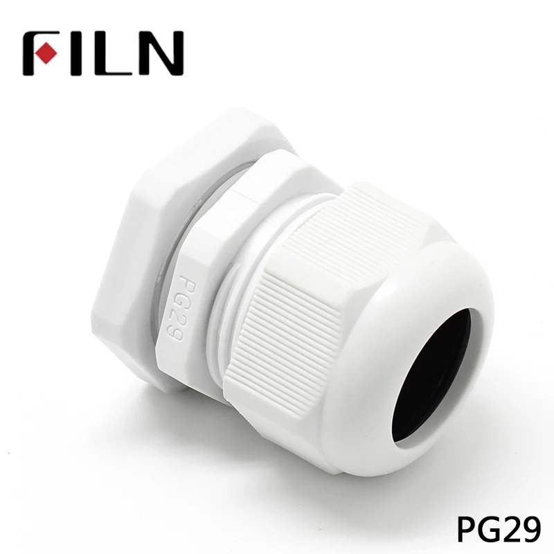 High Quality IP68 PG29 18-25MM Waterproof Nylon Cable Gland No Waterproof Gasket Plastic Waterproof Connector PG7 PG9 (4)