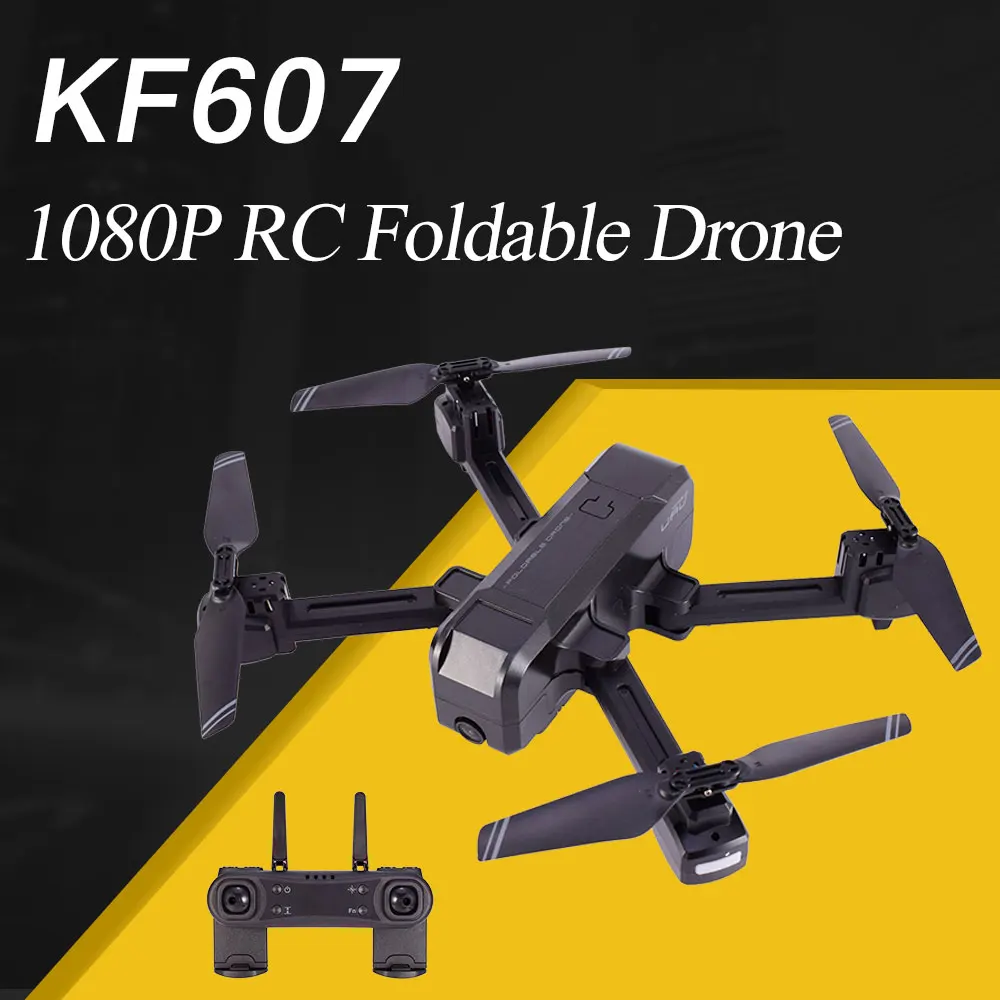 KF607 WIFI FPV RC складной Дрон WiFi 1080P камера Безголовый режим оптическое давление