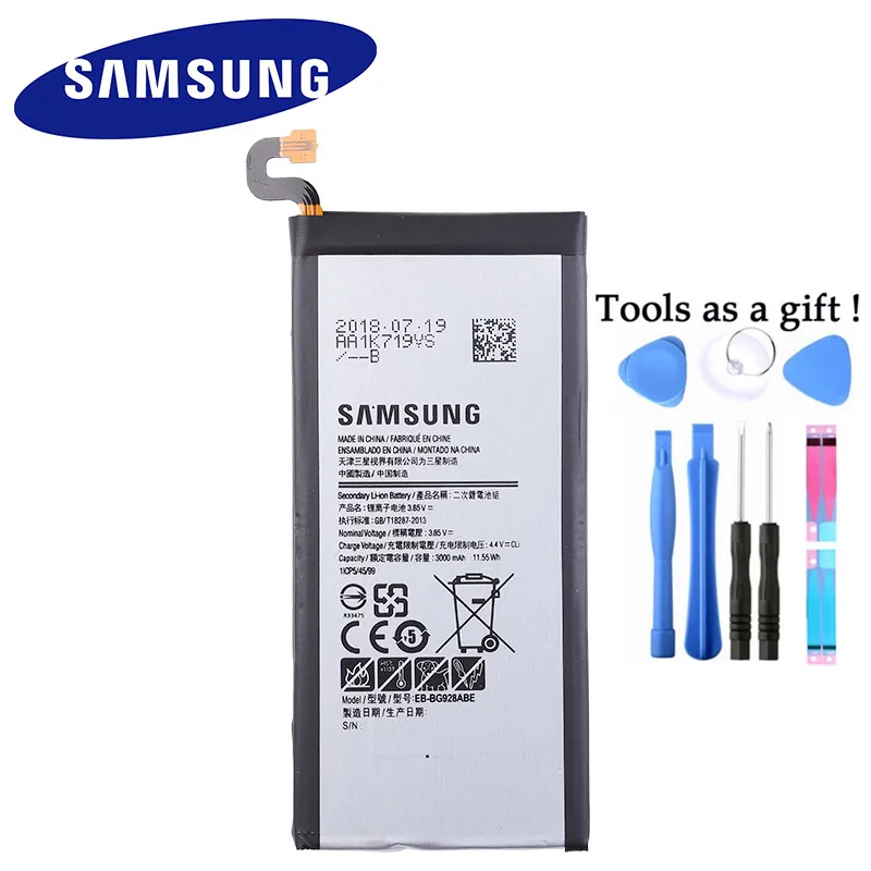 Аккумулятор SAMSUNG EB-BG928ABE 3000 мА · ч для GALAXY S6 edge Plus SM-G9280 G928P G928F G928V G9280 G9287 | Мобильные