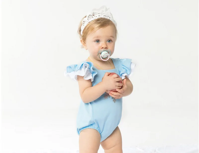 Лидер продаж весенние комбинезоны для новорожденных в виде снежинок и кружевная