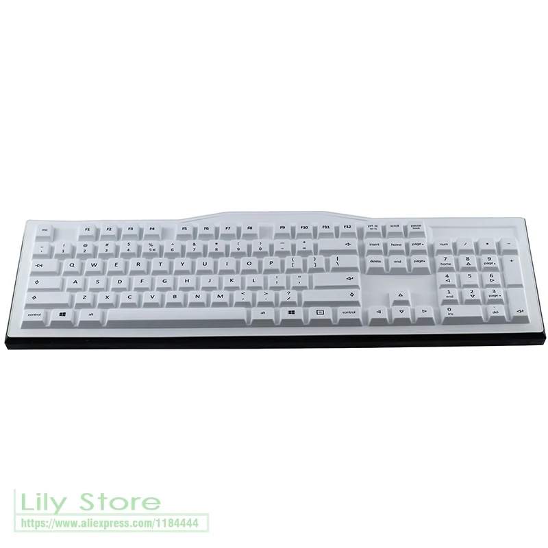 Для Cherry G80-3802 G80 3802 силиконовая Механическая настольная ПК Клавиатура Защитная крышка Mx-Board 2.0C настольная пыльная пленка с высоким колпачком - Цвет: allwhite