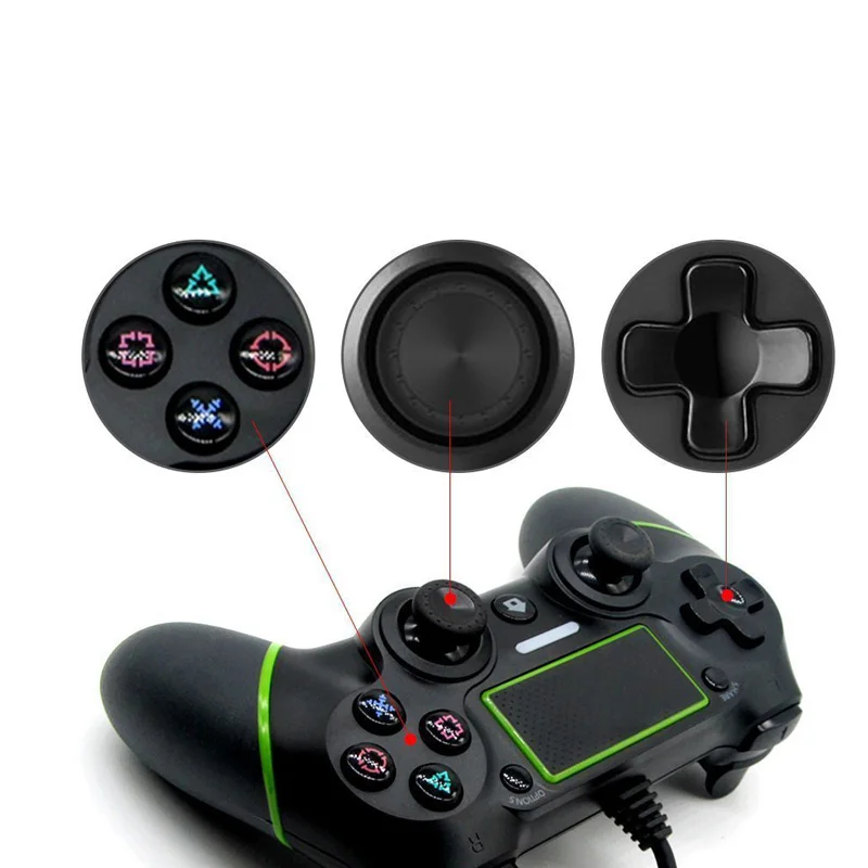 Проводной USB геймпад контроллер для PS4 Play Station 4 игровая площадка проводной