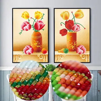 

special shaped diamond embroidery DIY mosaic flower patterns diamond painting rhinestones cross stitch pasting 5d wall stickers