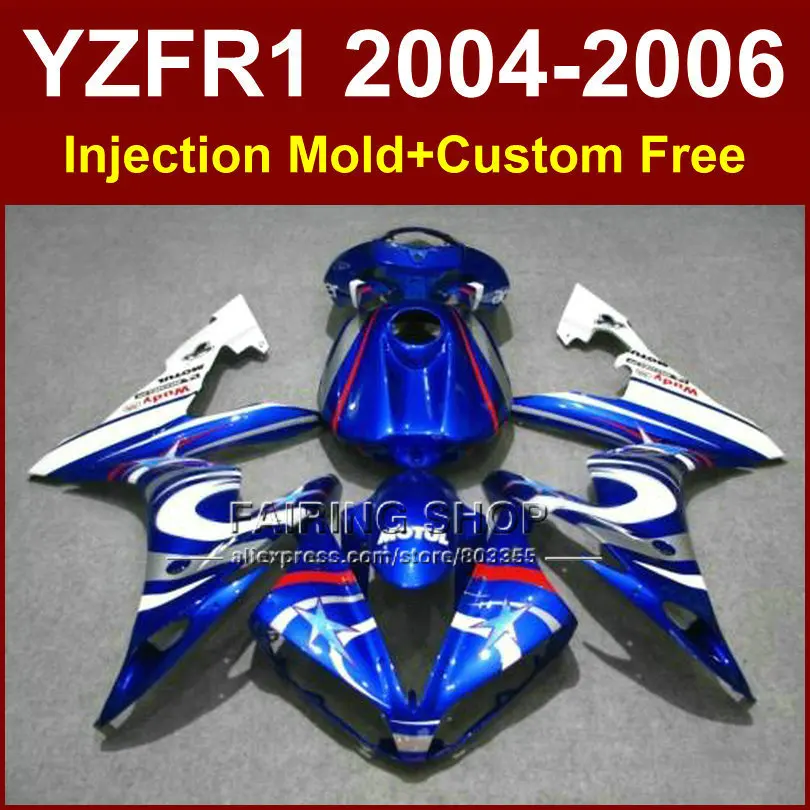 7 подарков Заводские Обтекатели из АБС-пластика для YAMAH R1 2004 2005 2006 YZFR1 04 05 06 YZF1000