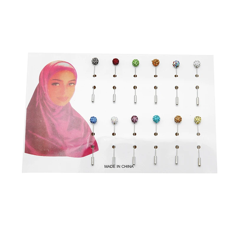 Pin For Women Safety Scarf Pin With Pin Cover New Hijab Pins Wholesale 