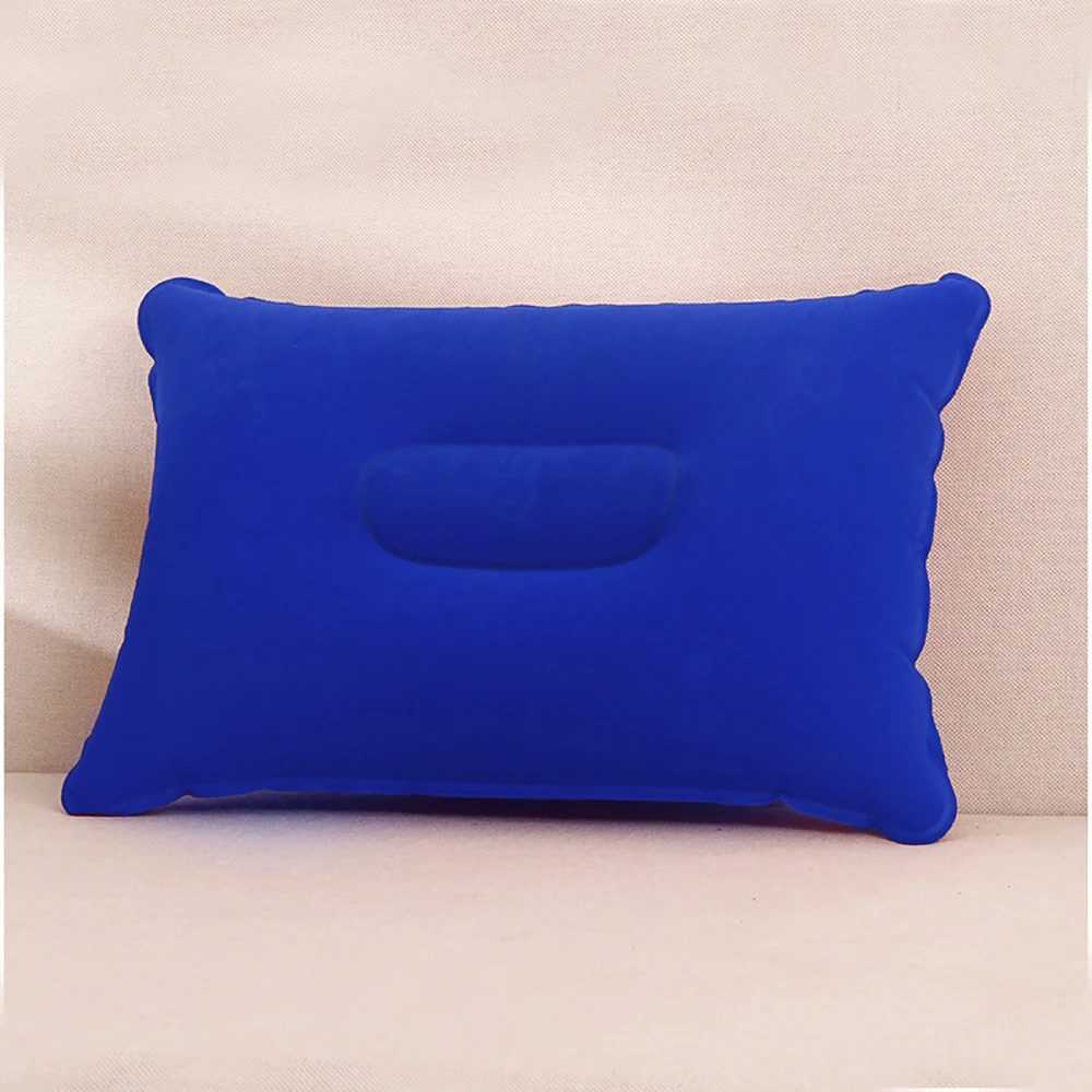

Ultralight Portable Inflatable Pillow Small Squared Air Pillow For Camping & Travel (Dark Blue)