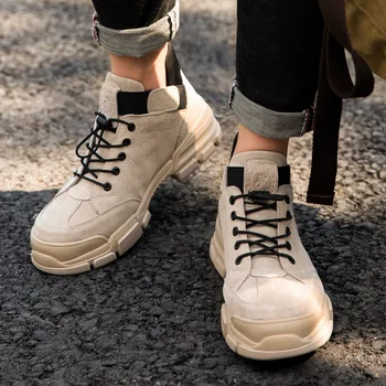

New high safety shoes steel head anti-smashing puncture-proof breathable casual fashion welding shoes