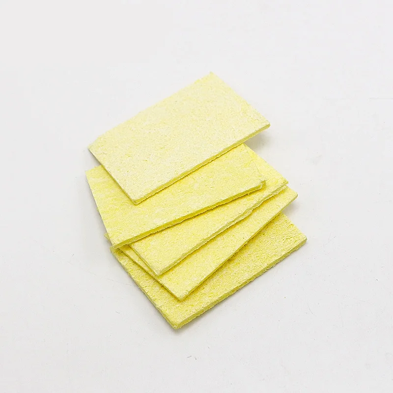 10Pcs /Lot Replacement Sponges Soldering Iron Cleaner Solder Tip Square