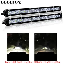 18 w 36 w Spot Luce del Lavoro del Led Bar Faro Riflettori per la Rimorchio Del Trattore atv Auto auto Moto Rampa Lampada faro Accessorio