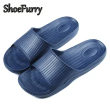 Мужские Пляжные Сандалии Летние Шлепанцы Повседневная Обувь Для Мужчин Крытый Банные Тапочки Мягкие Нижние Ванная Комната Домашние Тапочки Мужские тапочки для спальни большого размера Уличная защитная обувь ЕВА Тапочки