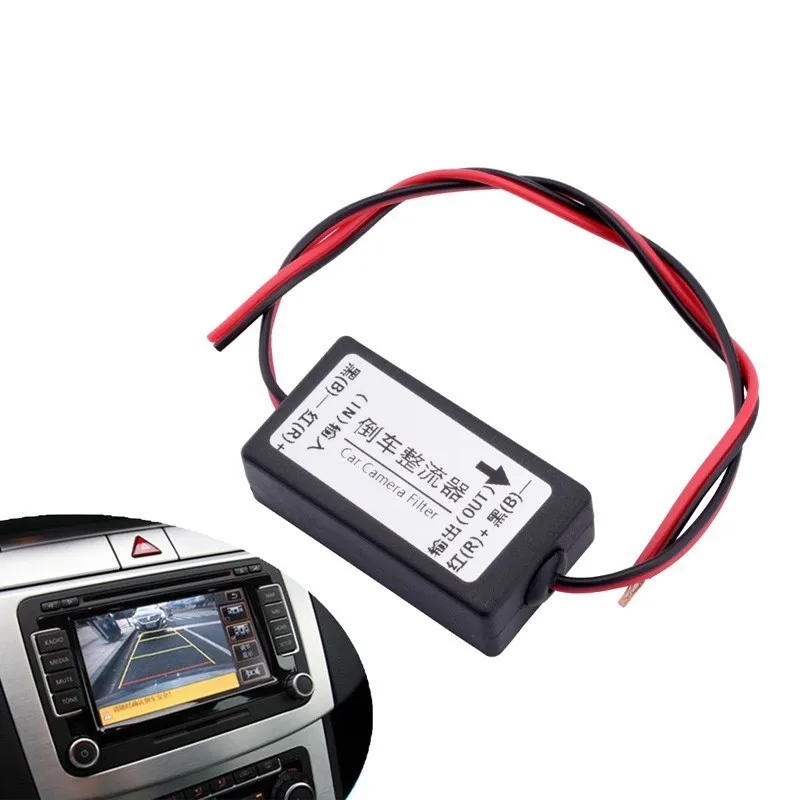 Car regulator rear view camera ripple splash screen interference relay filter4H 