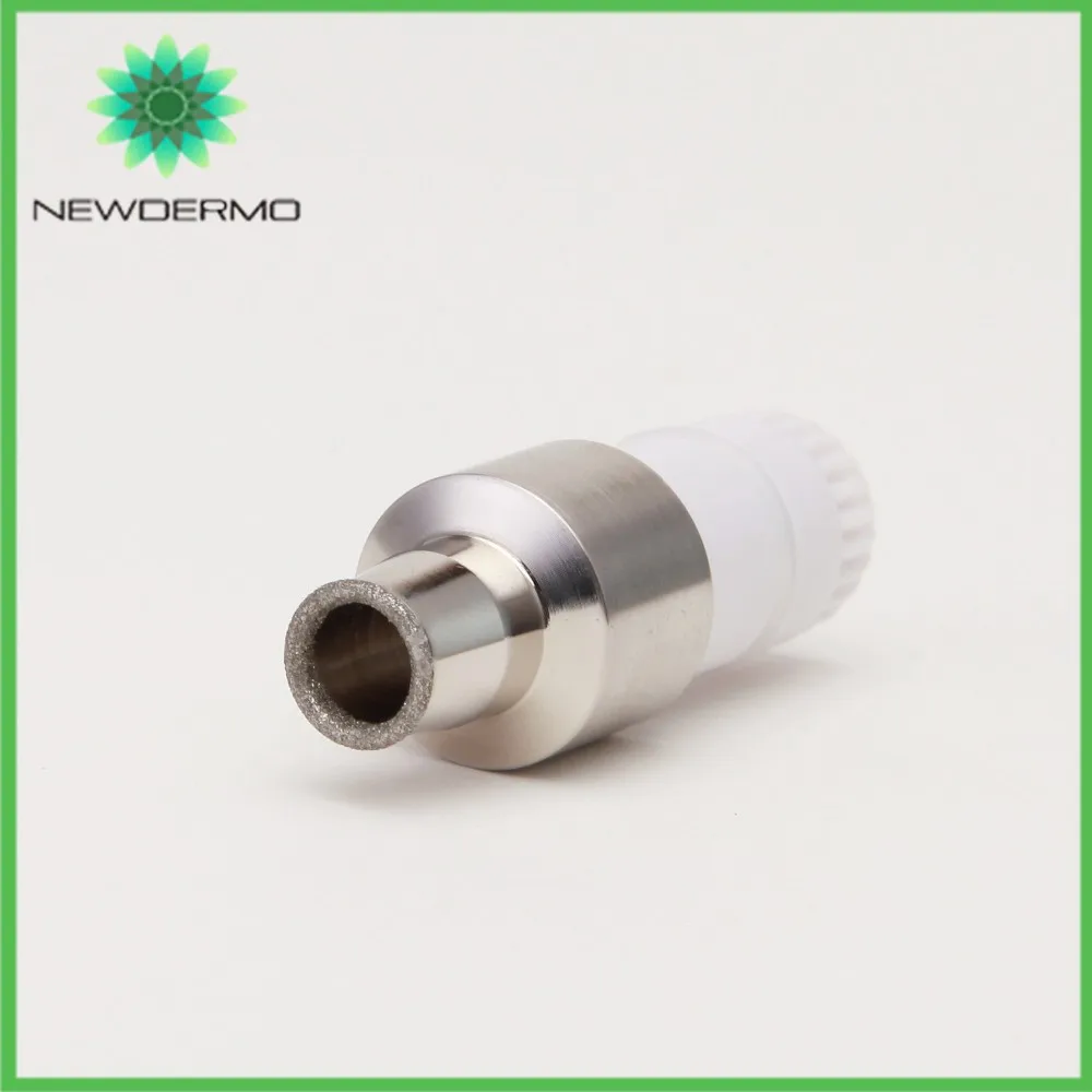 Ponta para a Máquina Rejuvenescimento da Pele Newdermo Frete Grátis Diamante Rosto Massagem Microdermabrasion 2 Cabeças Diferentes v 8 de massagem para microdermabrasion máquina rejuvenescimento da pele 2 cabeças diferentes