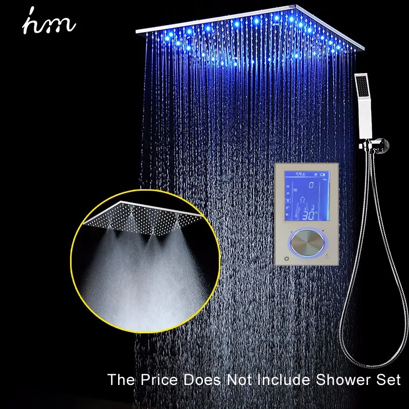 hm Digital Shower Controller,LED Touch 3 Way Thermostat Shower Controller,Display Control System,LCD Smart Temperature Mixer (3)