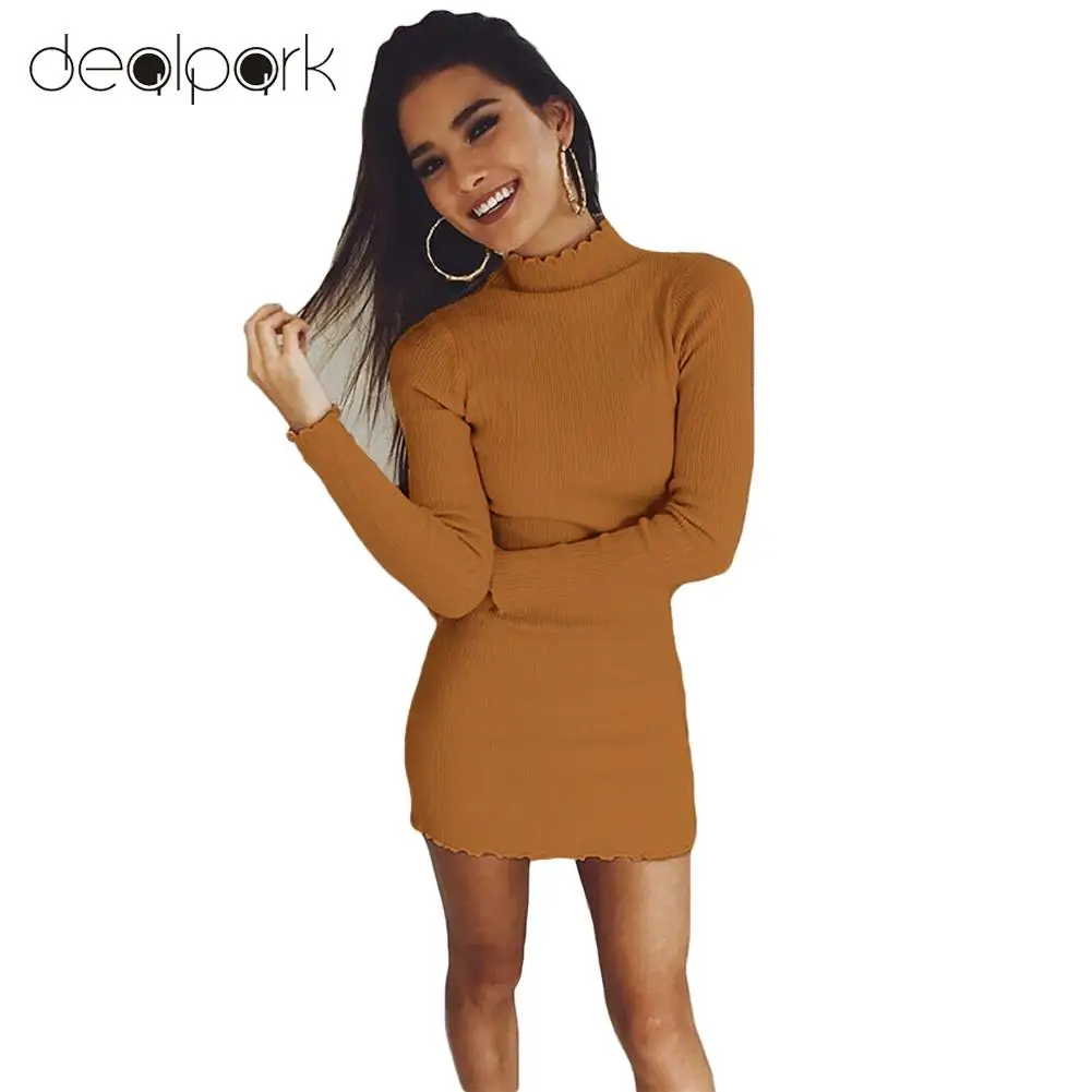 womens turtleneck sweater dress