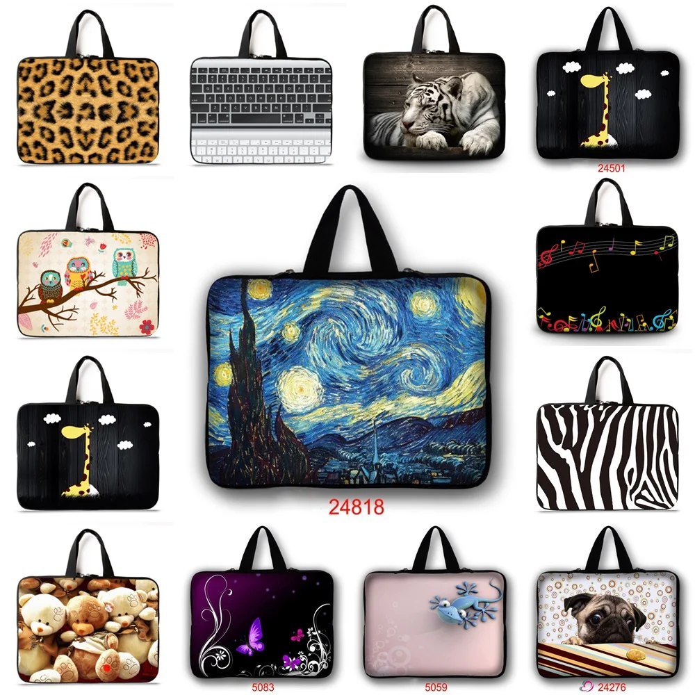 Van Gogh Computer Notebook Laptop Sleeve Bag Cover Pouch For Macbook Air 11 13 15 17 10 15.4 14 13.3 Dell Sony Ipad Mini 7.9