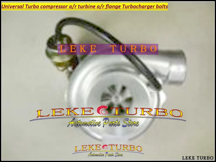 Universal Turbo GT2876 Compressor AR 0.70 Turbine AR 0.86 5-bolt Journal bearing T25 flange Internal Wastegate Turbocharger (4)