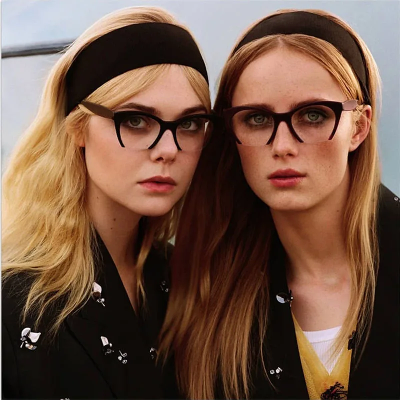

Half Frame Glasses Frames Women Clear Glasses Frame Designer Brand Fashion Computer Glasses oversize optical glasses frame
